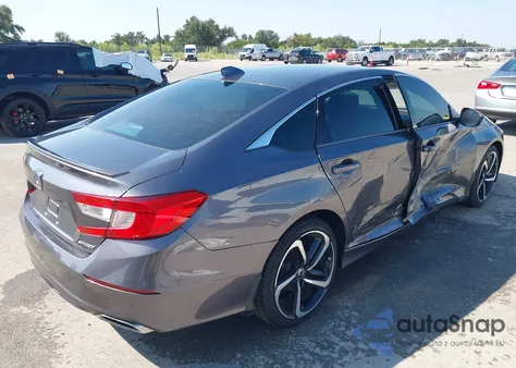 2019 Honda Accord Sport из США, поврежденный, VIN 1HGCV1F33KA098316